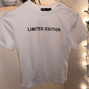 White Slogan Tee Women’s